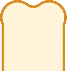 アゴラ手作り食パンの断面図